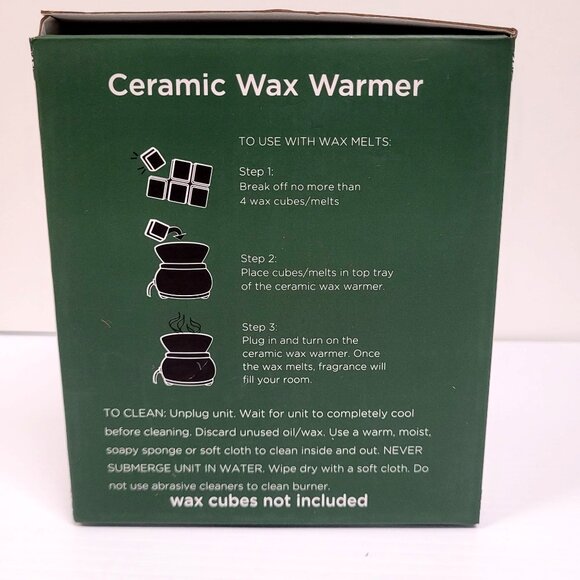 Ceramic Snowman Wax Warmer Kirkland's Home Christmas Collection Top Hat w/Bulb - Picture 4 of 5